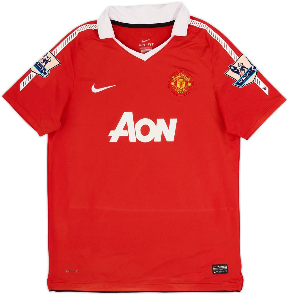 2010-11 Manchester United Home Shirt - 8/10 - (XL.Boys)