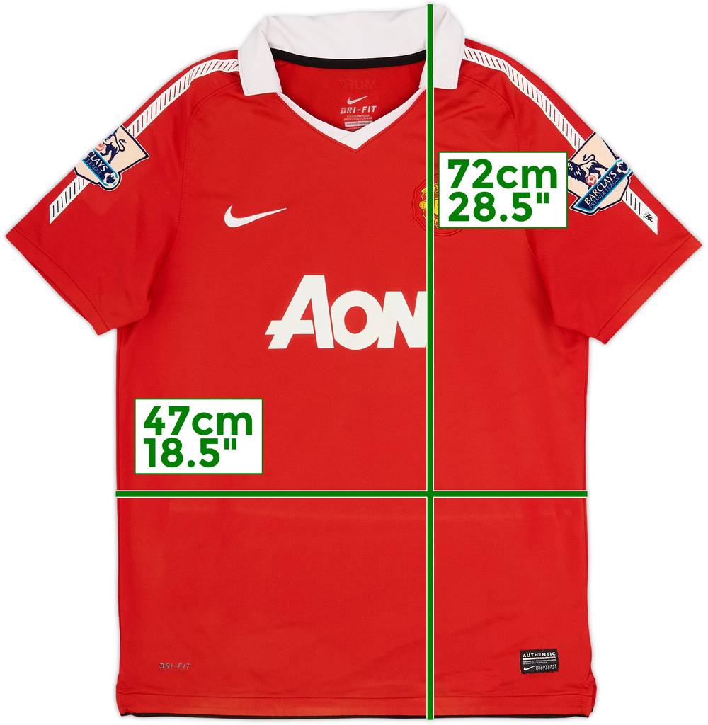 2010-11 Manchester United Home Shirt - 8/10 - (XL.Boys)