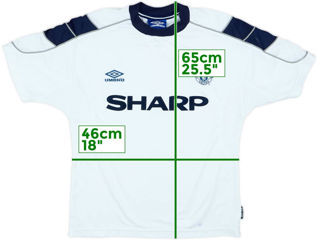 1999-00 Manchester United Third Shirt - 7/10 - (Y)