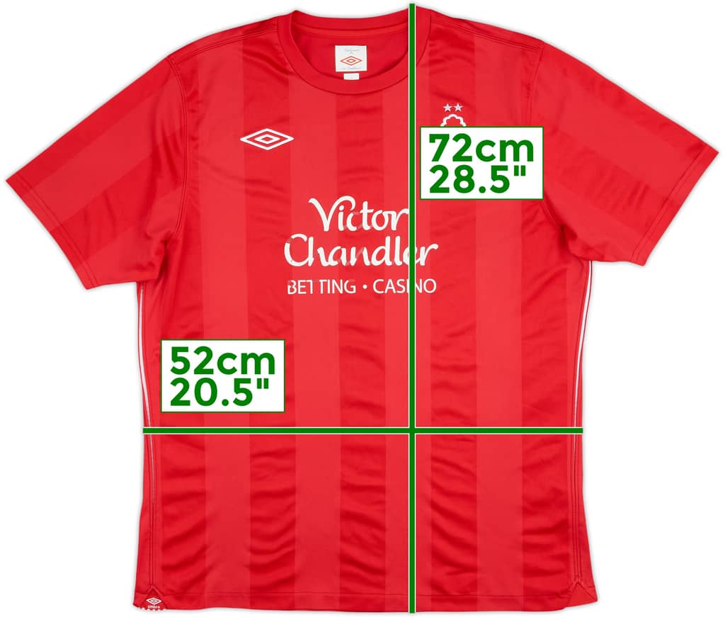 Camiseta de local del Nottingham Forest 2010-11 - 5/10 - (L)
