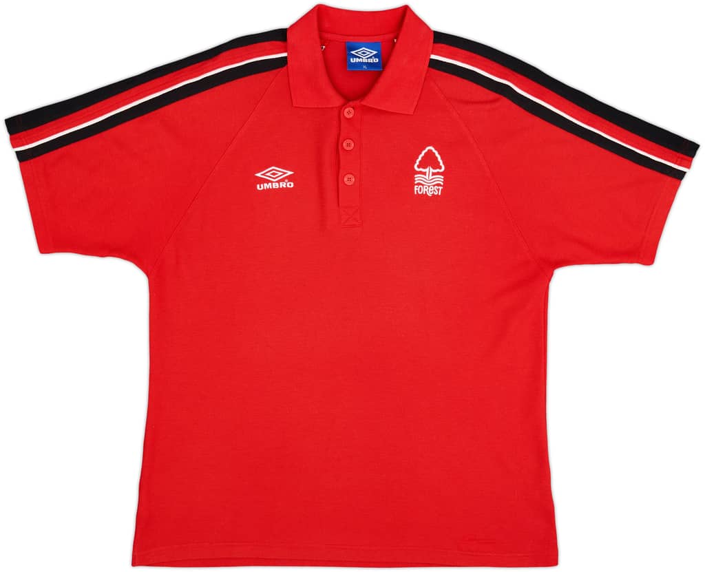 1996-98 Nottingham Forest Umbro Polo Shirt - 8/10 - (XL)