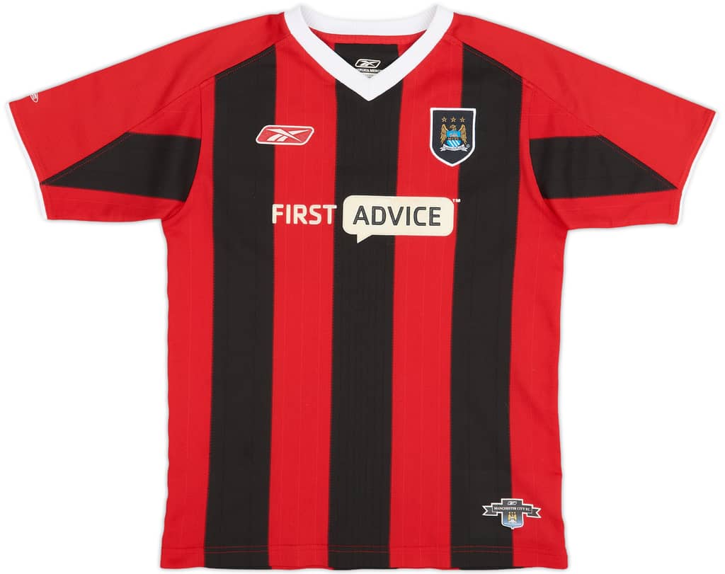 2003-04 Manchester City Away Shirt - 8/10 - (L.Boys)