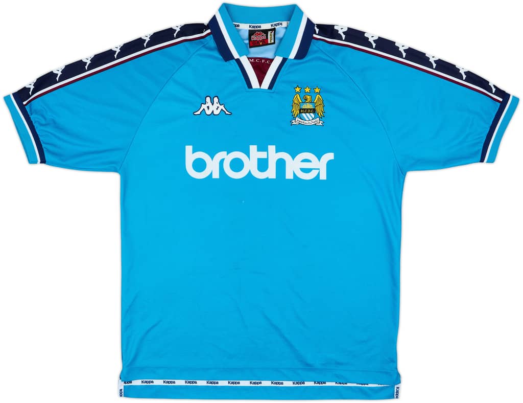 1997-99 Manchester City Camiseta de local - 8/10 - (L)