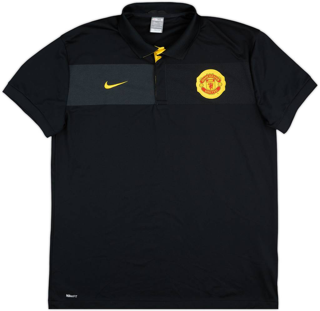 2009-10 Manchester United Nike Polo - 10/10 - (XXL)