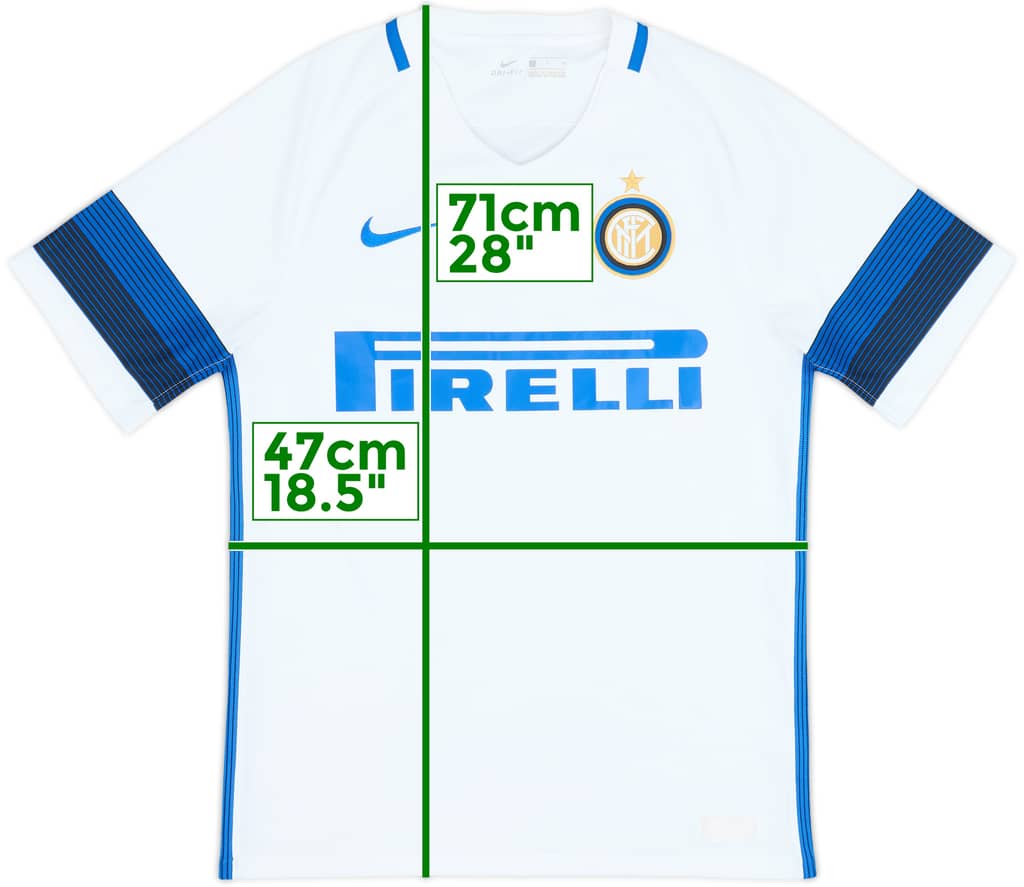 2016-17 Inter Milan Away Shirt - 7/10 - (S)