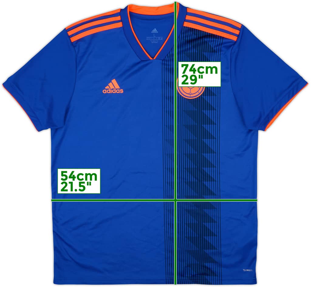 2018-19 Colombia Away Shirt - 10/10 - (L)