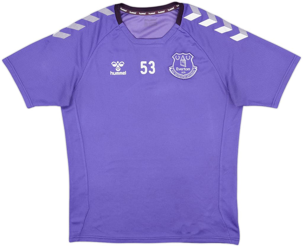 2020-21 Everton Hummel Player Issue Training Shirt #53 - 8/10 - (S)