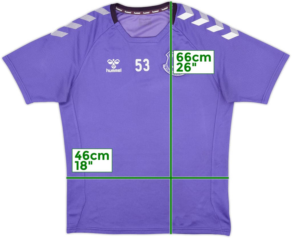 2020-21 Everton Hummel Player Issue Training Shirt #53 - 8/10 - (S)