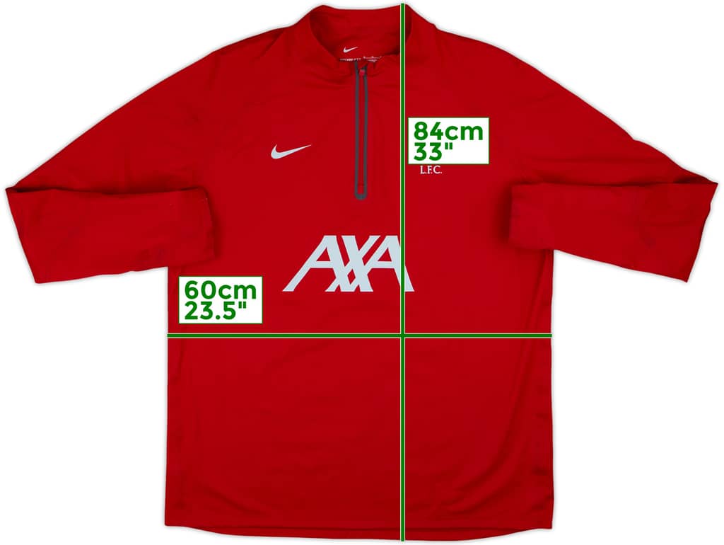 2024-25 Liverpool Nike 1/4 Zip Drill Top - 7/10 - (XL)