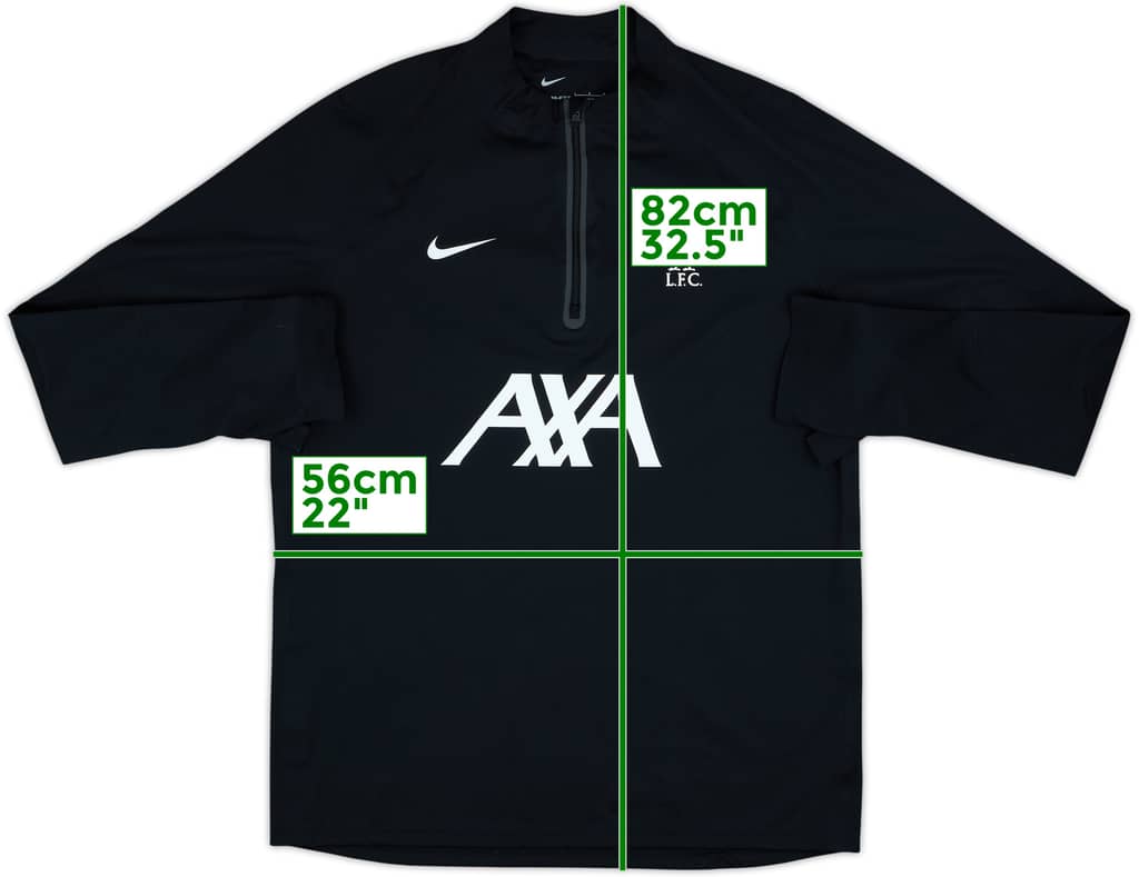 2023-24 Liverpool Nike 1/4 Zip Training Top - 8/10 - (L)
