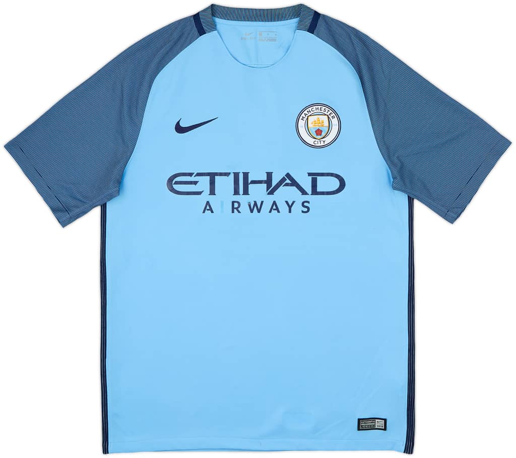 2016-17 Manchester City Home Shirt - 5/10 - (M)