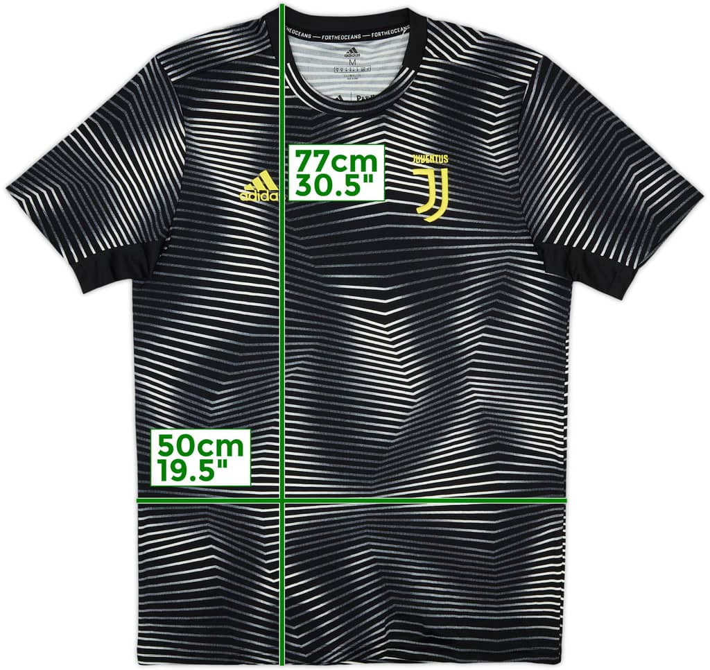 2018-19 Juventus adidas Entrenamiento Camiseta - 8/10 - (M)