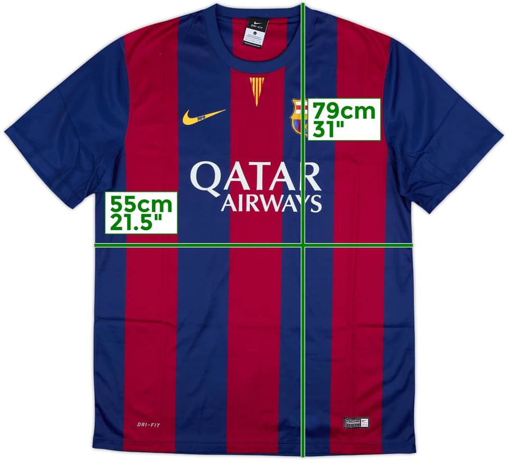 2014-15 Barcelona Basic Home Shirt - 4/10 - (L)
