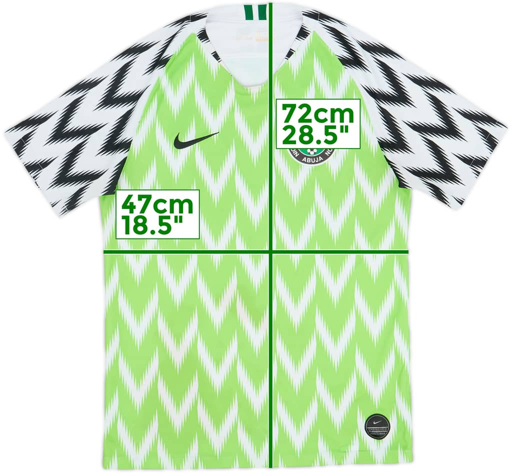 2018-19 Nigeria Home Shirt - 9/10 - (S)