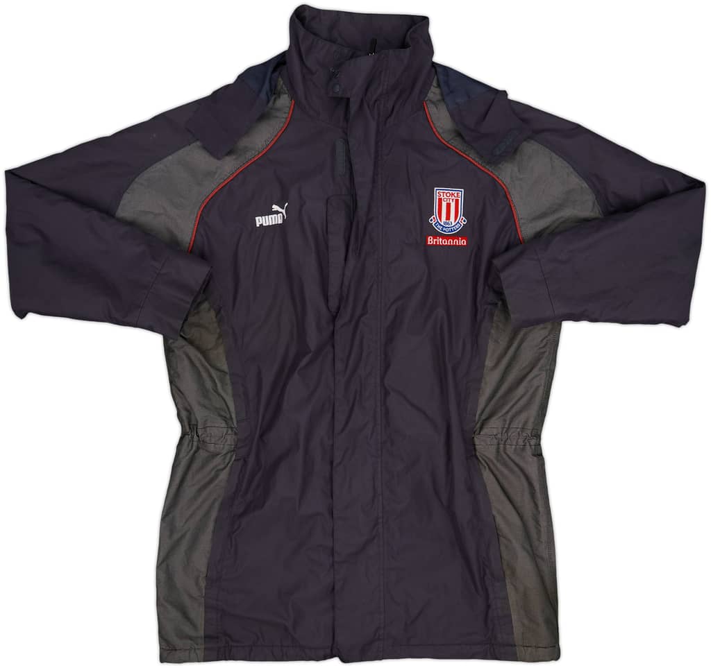 2004-05 Stoke City Puma Padded Bench Coat - 7/10 - (S)
