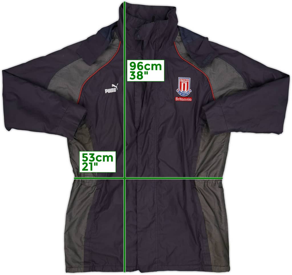 2004-05 Stoke City Puma Padded Bench Coat - 7/10 - (S)