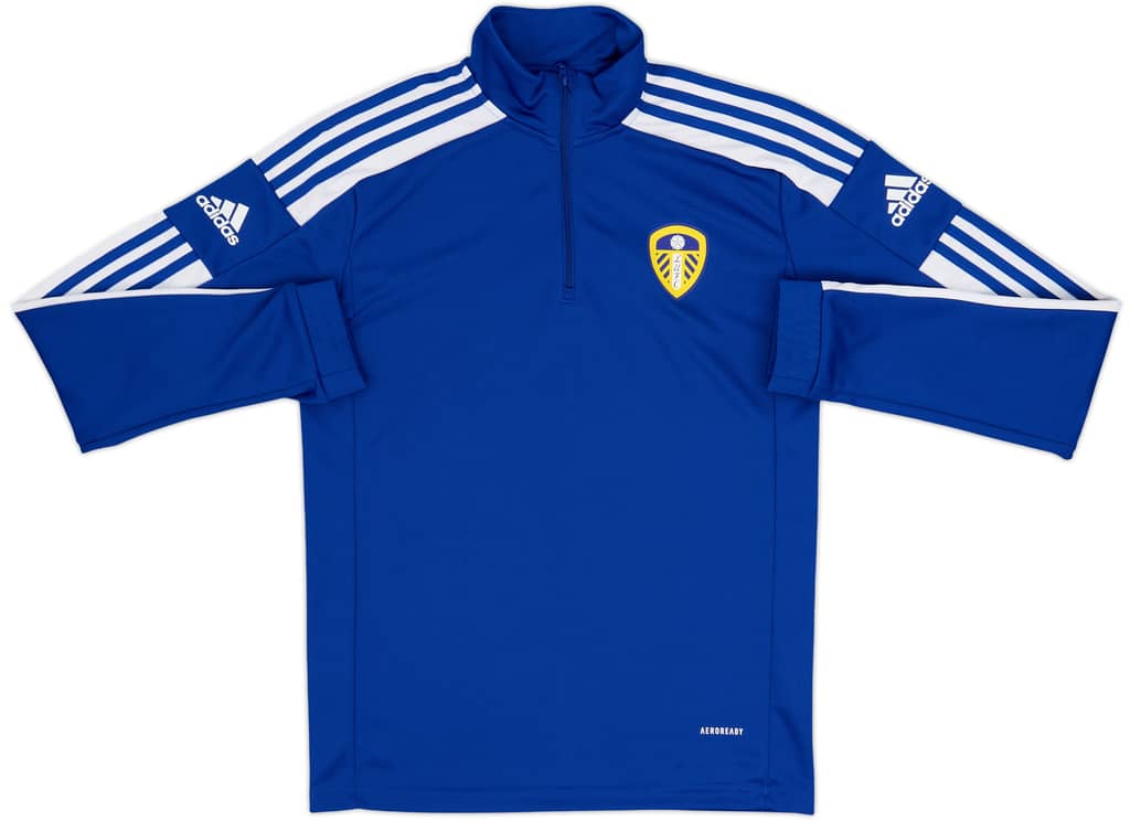 2022-23 Leeds adidas 1/4 Zip Training Top - 10/10 - (S)