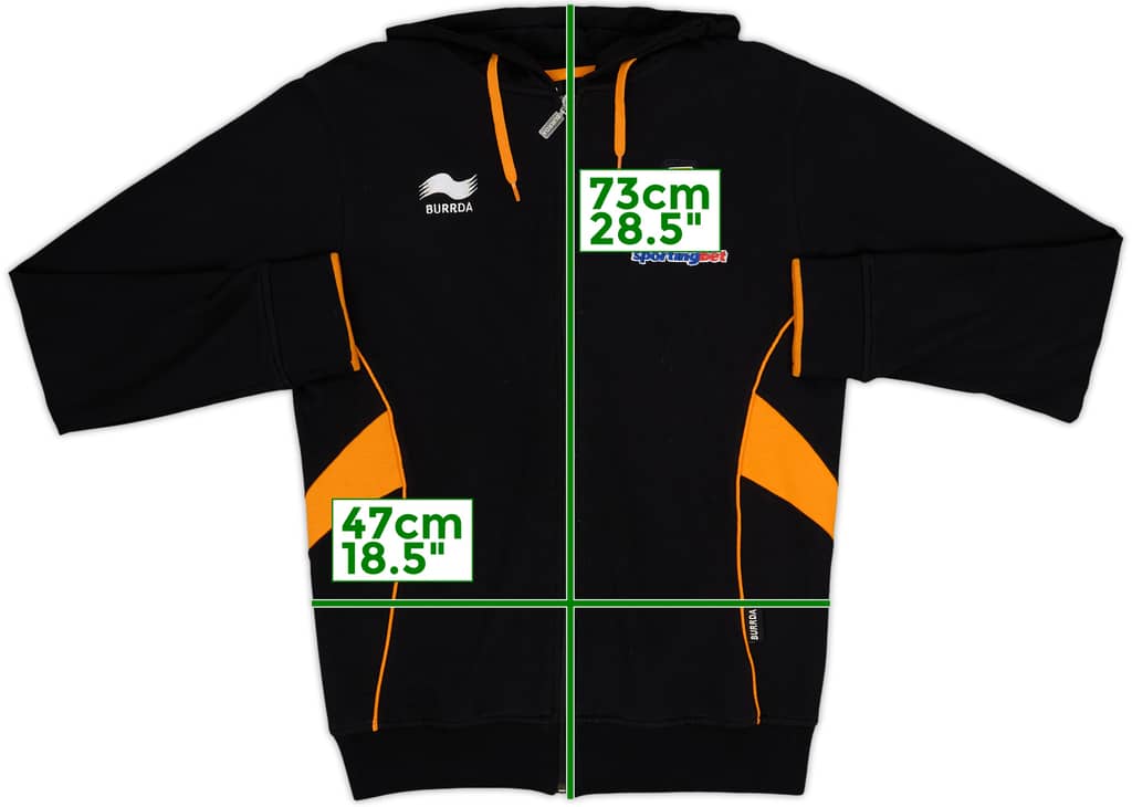 2012-13 Wolves Burrda Hooded Track Jacket - 8/10 - (XS)