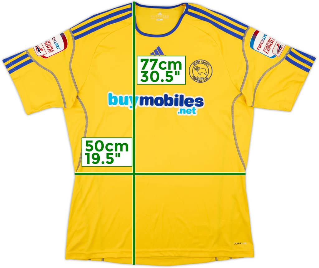 2010-11 Derby County Away Shirt - 8/10 - (L)