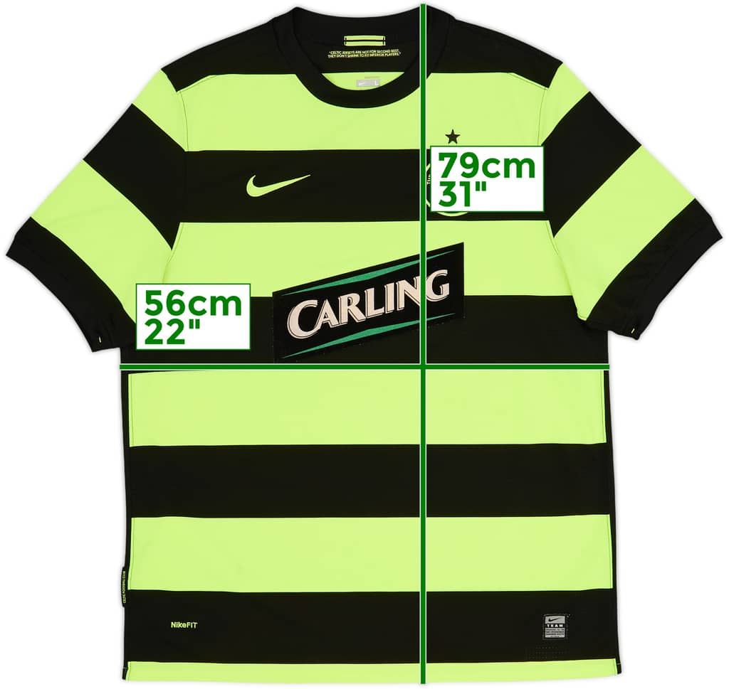 2009-11 Celtic Away Shirt - 8/10 - (L)
