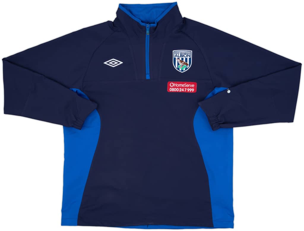 2010-11 West Brom Umbro 1/4 Zip Drill Top - 8/10 - (L)