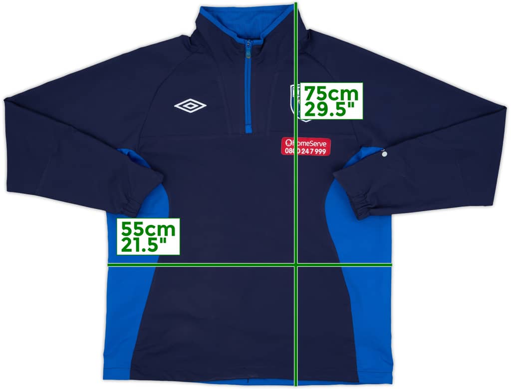 2010-11 West Brom Umbro 1/4 Zip Drill Top - 8/10 - (L)