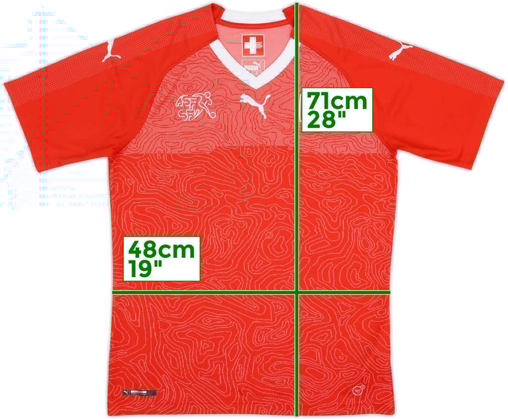 2018-20 Switzerland Home Shirt - 9/10 - (M)