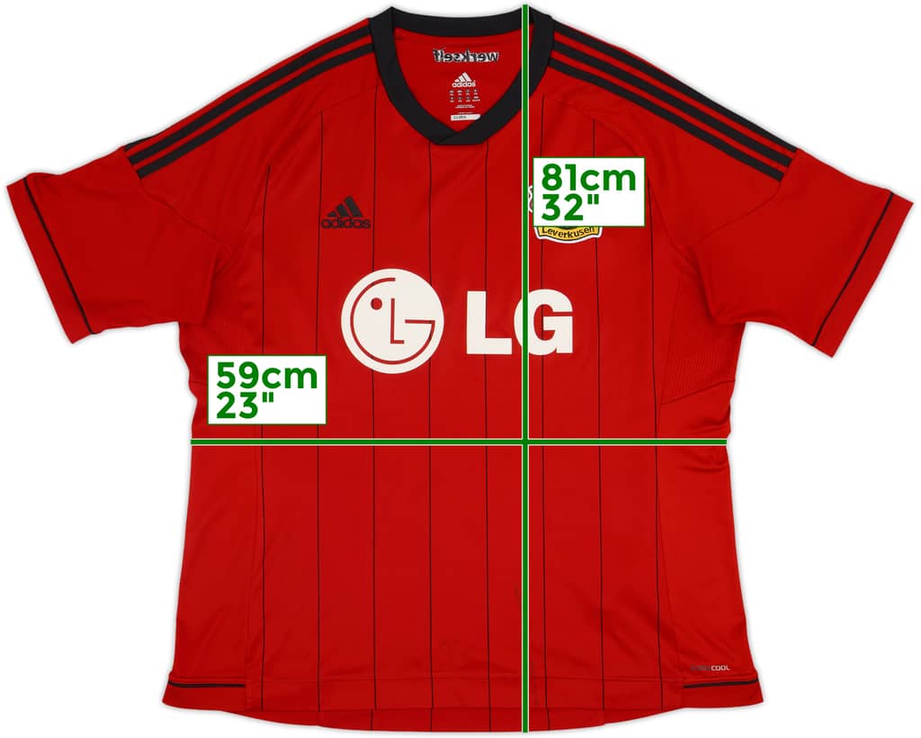2012-13 Bayer Leverkusen Home Shirt - 6/10 - (XXL)