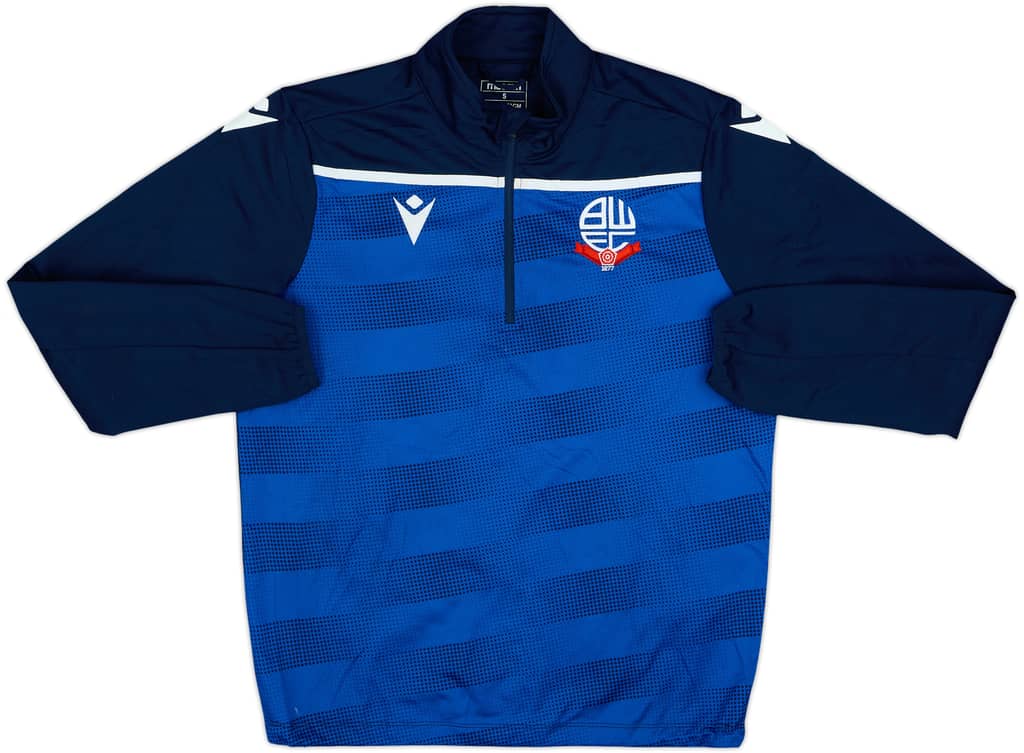 2020-21 Bolton Macron 1/4 Zip Drill Top - 8/10 - (S)