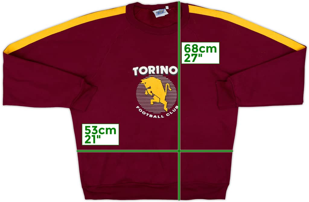 1990-91 Torino Le Felpe Dei Grande Sweat Top - 8/10 - (M)