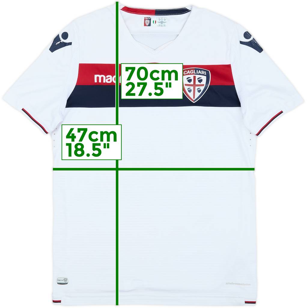 2017-18 Cagliari Away Shirt - 7/10 - (S)