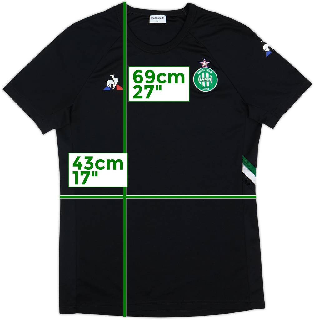 2020-21 Saint Etienne Le Coq Sportif Training Shirt - 8/10 - (S)