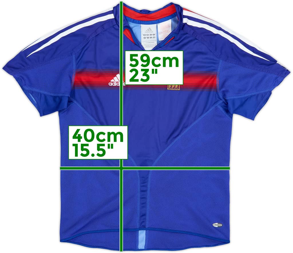 2004-06 France Home Shirt - 10/10 - (M.Boys)