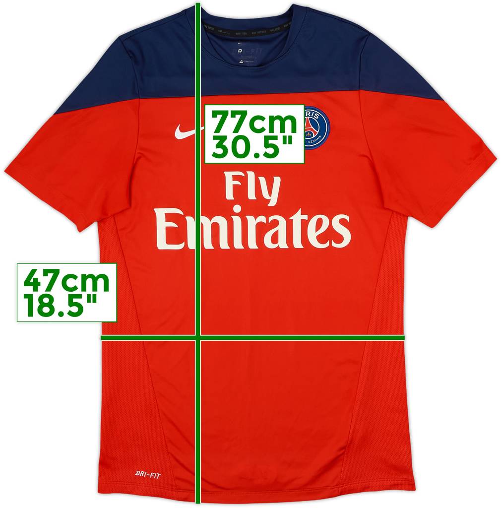2014-15 Paris Saint-Germain Nike Camiseta de Entrenamiento - 8/10 - (M)