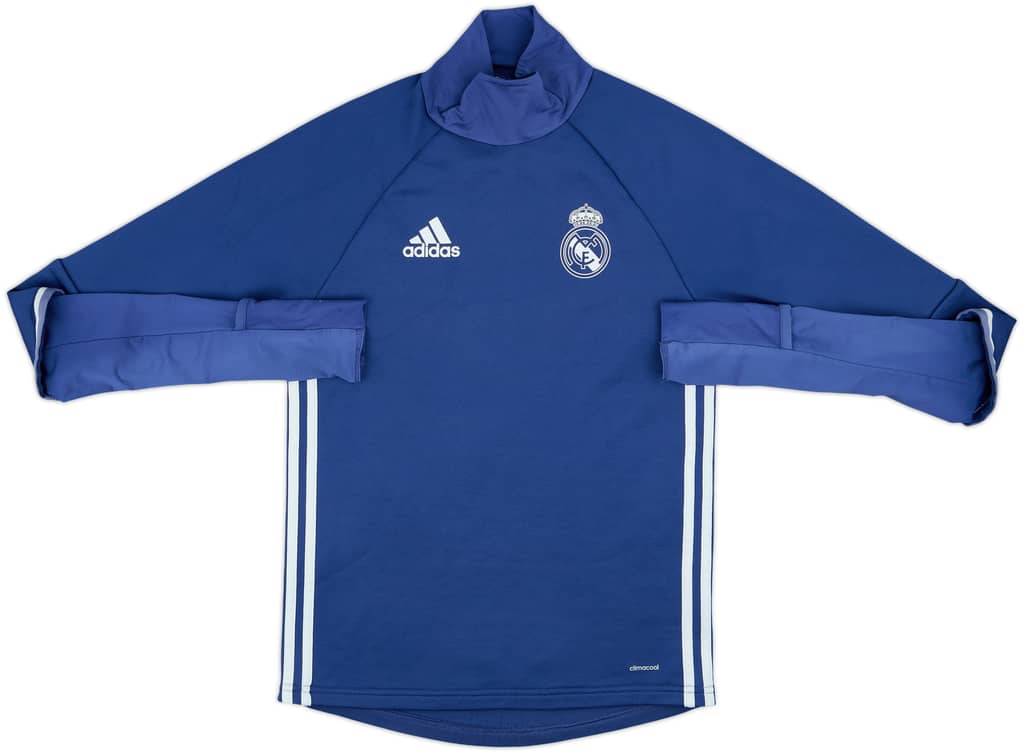 2016-17 Real Madrid adidas Drill Top - 8/10 - (XS)