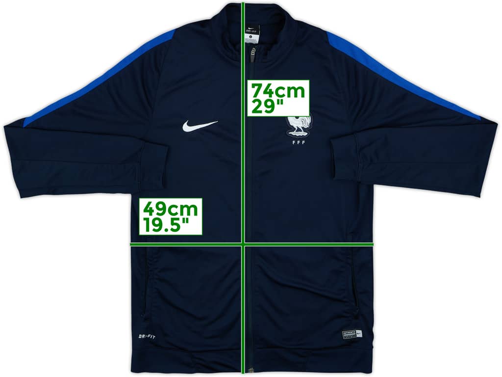 2016-17 France Nike Track Jacket - 8/10 - (L)