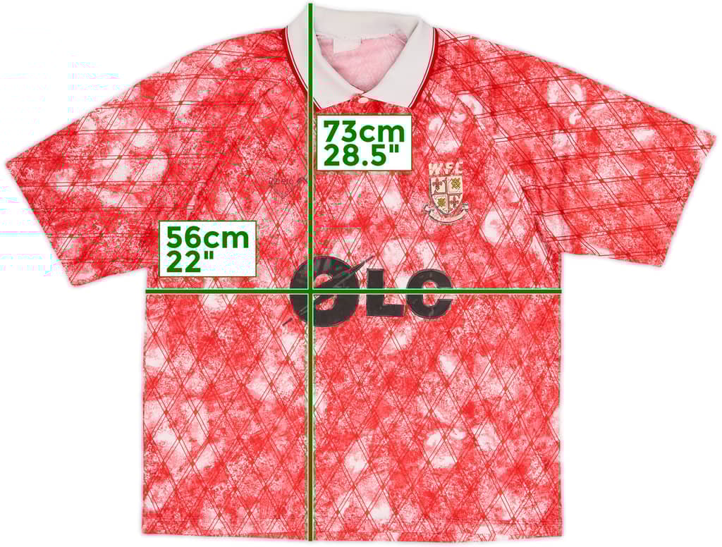 1992-93 Woking Home Shirt - 5/10 - (XL)