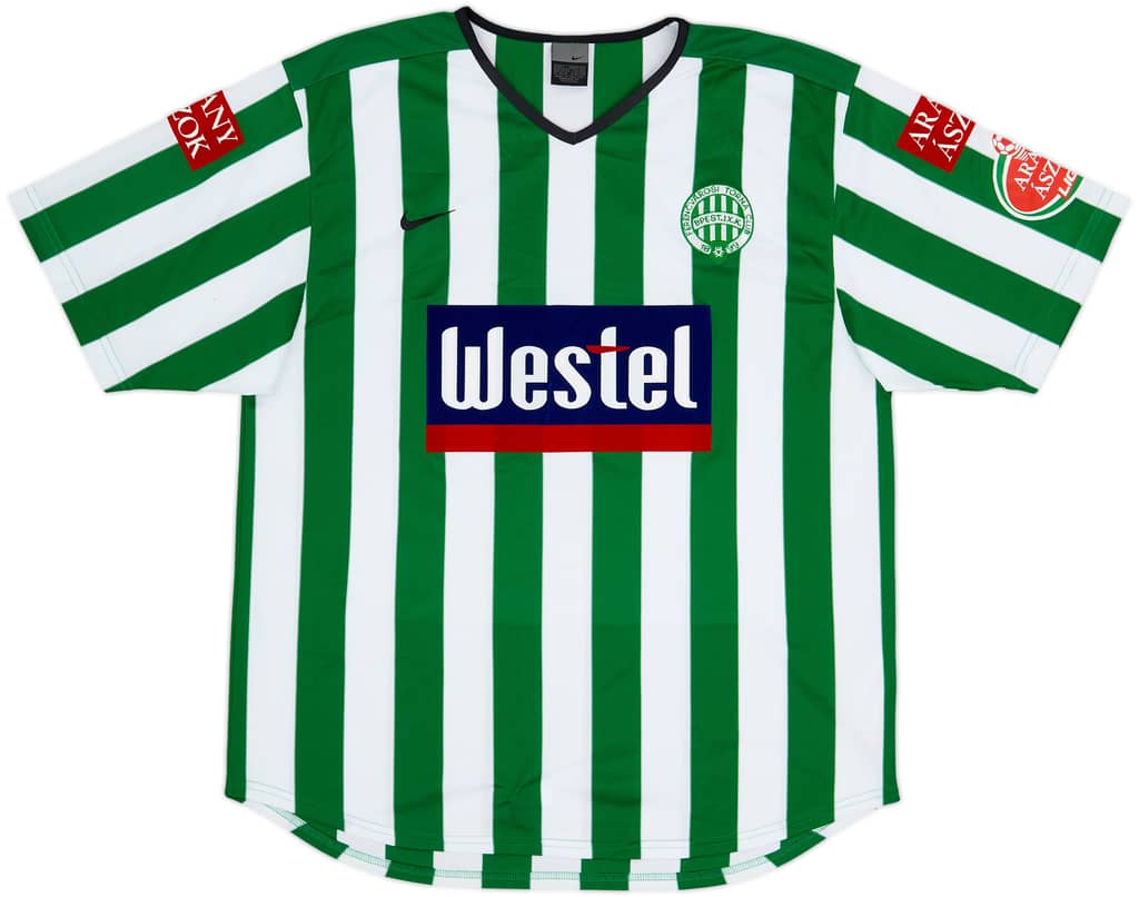 2003-04 Ferencvaros Home Shirt - 9/10 - (L)