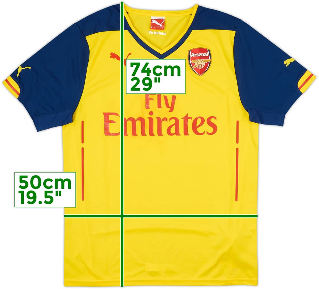 2014-15 Arsenal Away Shirt - 5/10 - (M)