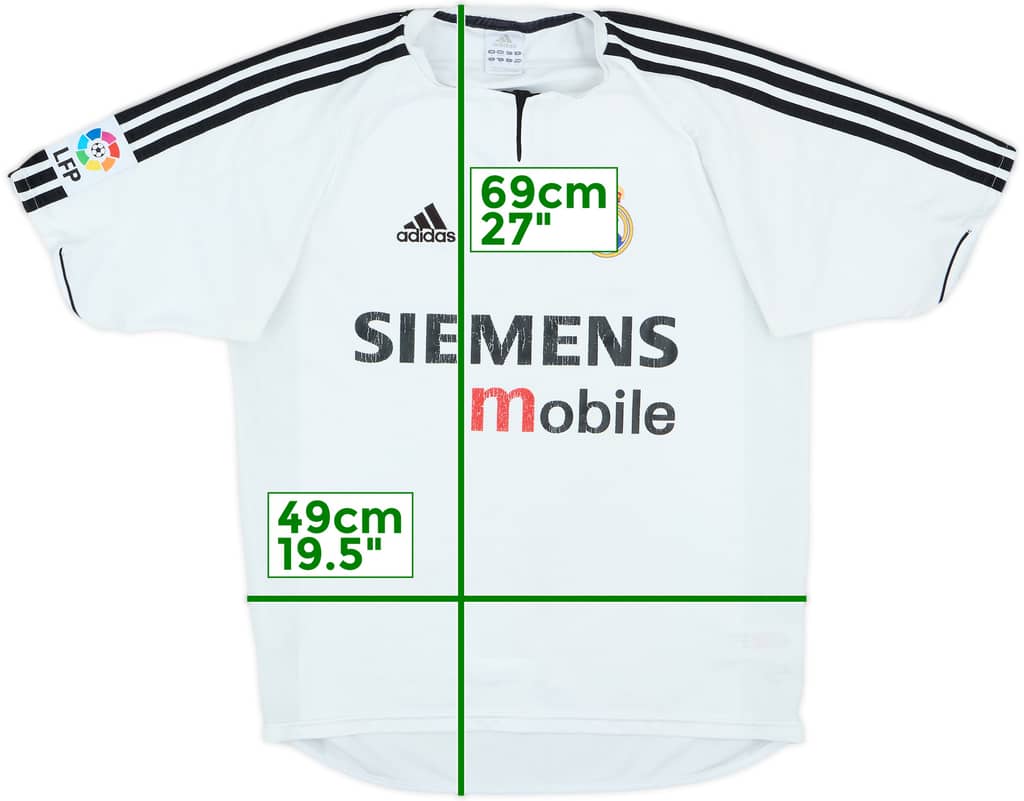 2003-04 Real Madrid Home Shirt - 5/10 - (S)