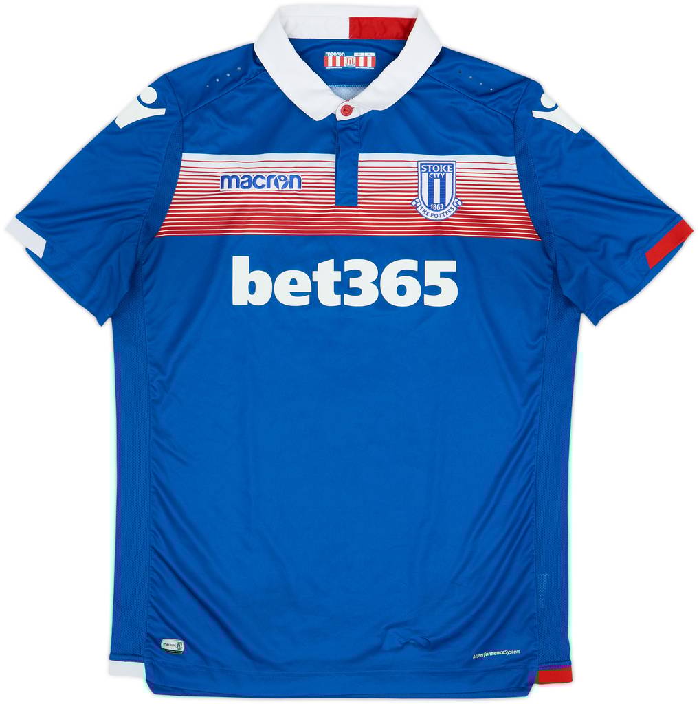 2017-18 Stoke City Away Shirt - 9/10 - (XL)