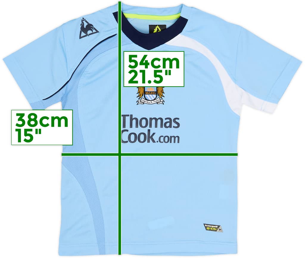 2008-09 Manchester City Home Shirt - 9/10 - (S.Boys)