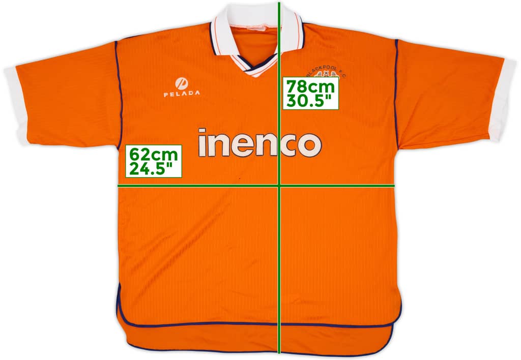 1993-95 Blackpool Home Shirt - 5/10 - (L)