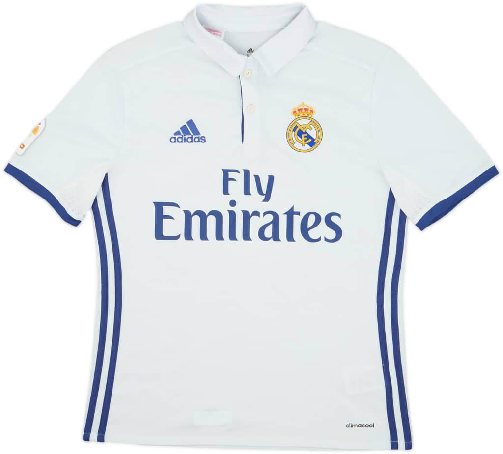2016-17 Real Madrid Home Shirt - 7/10 - (L.Boys)