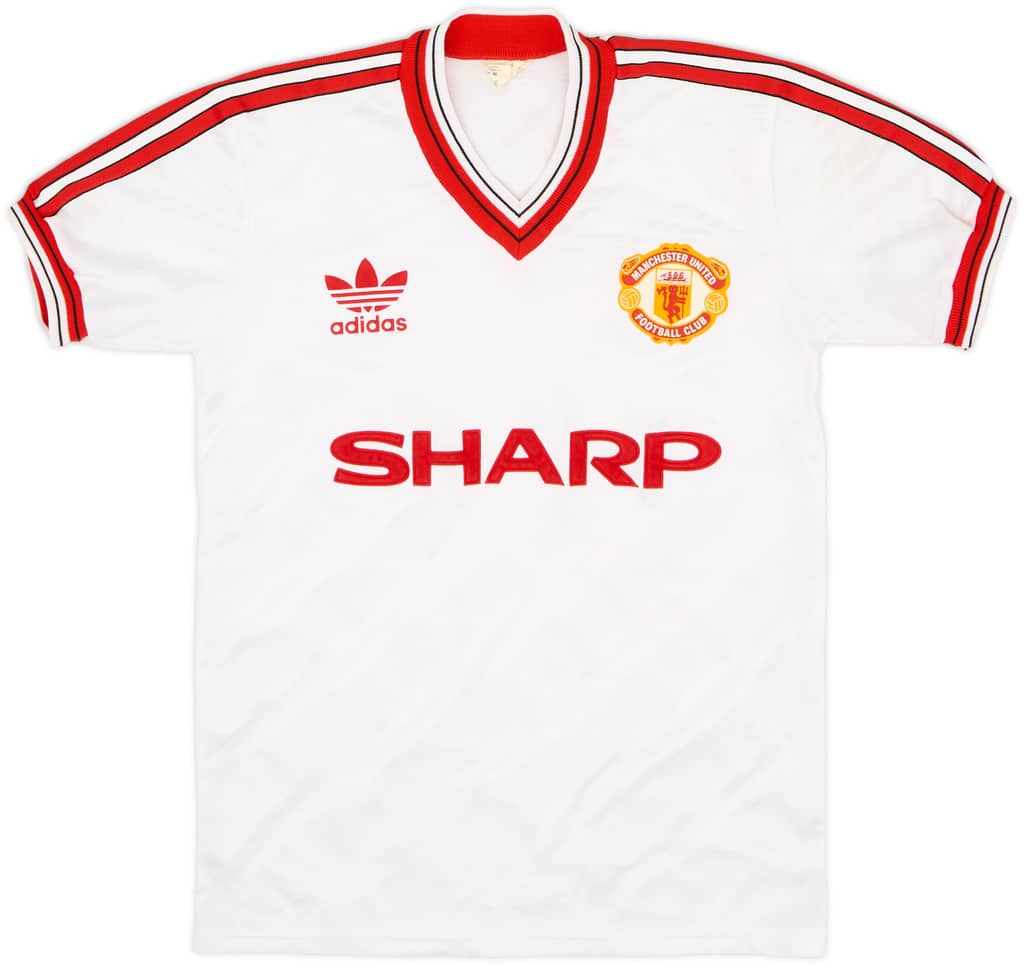 1986-88 Manchester United Away Shirt - 9/10 - (Y)