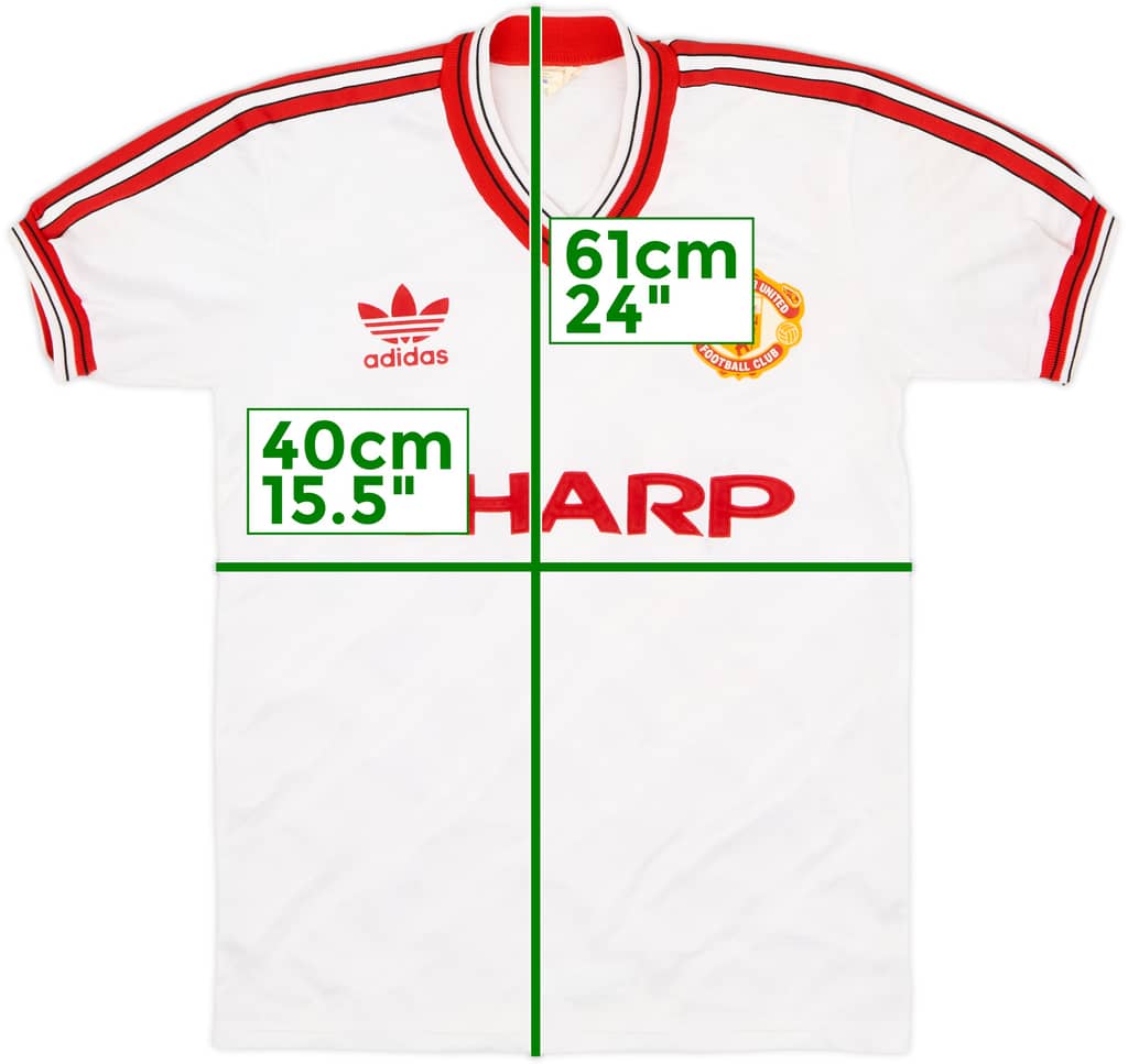 1986-88 Manchester United Away Shirt - 9/10 - (Y)