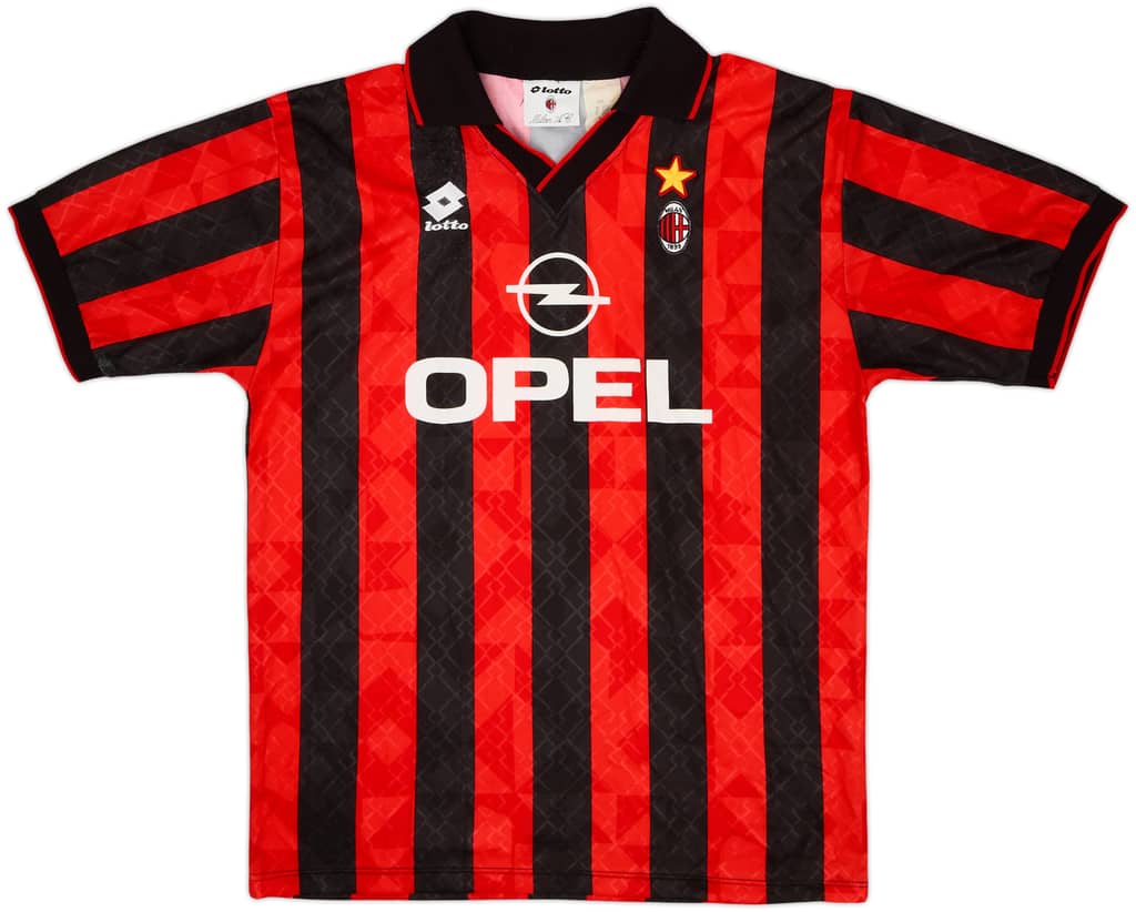 1993-94 AC Milan Home Shirt - 7/10 - (XL)