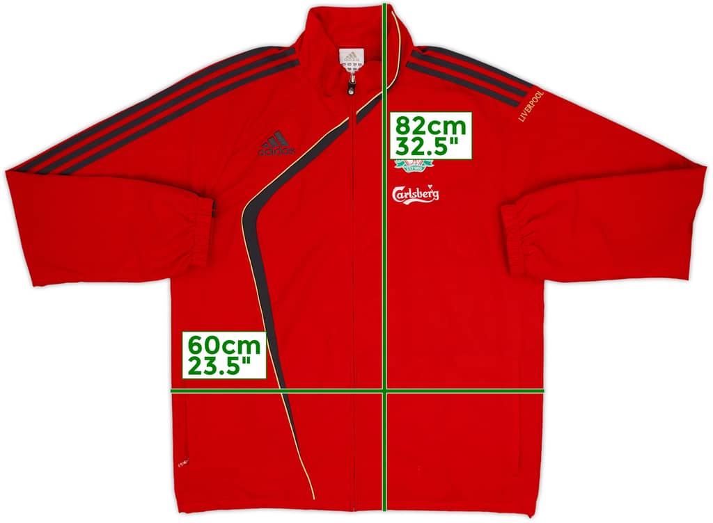 2009-10 Liverpool adidas Track Jacket - 8/10 - (L)