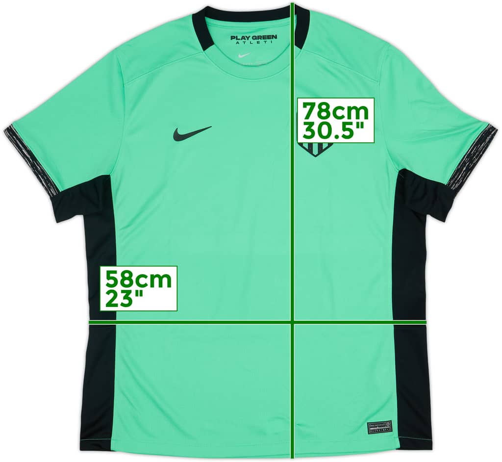 2023-24 Atletico Madrid Third Shirt - 10/10 - (XL)