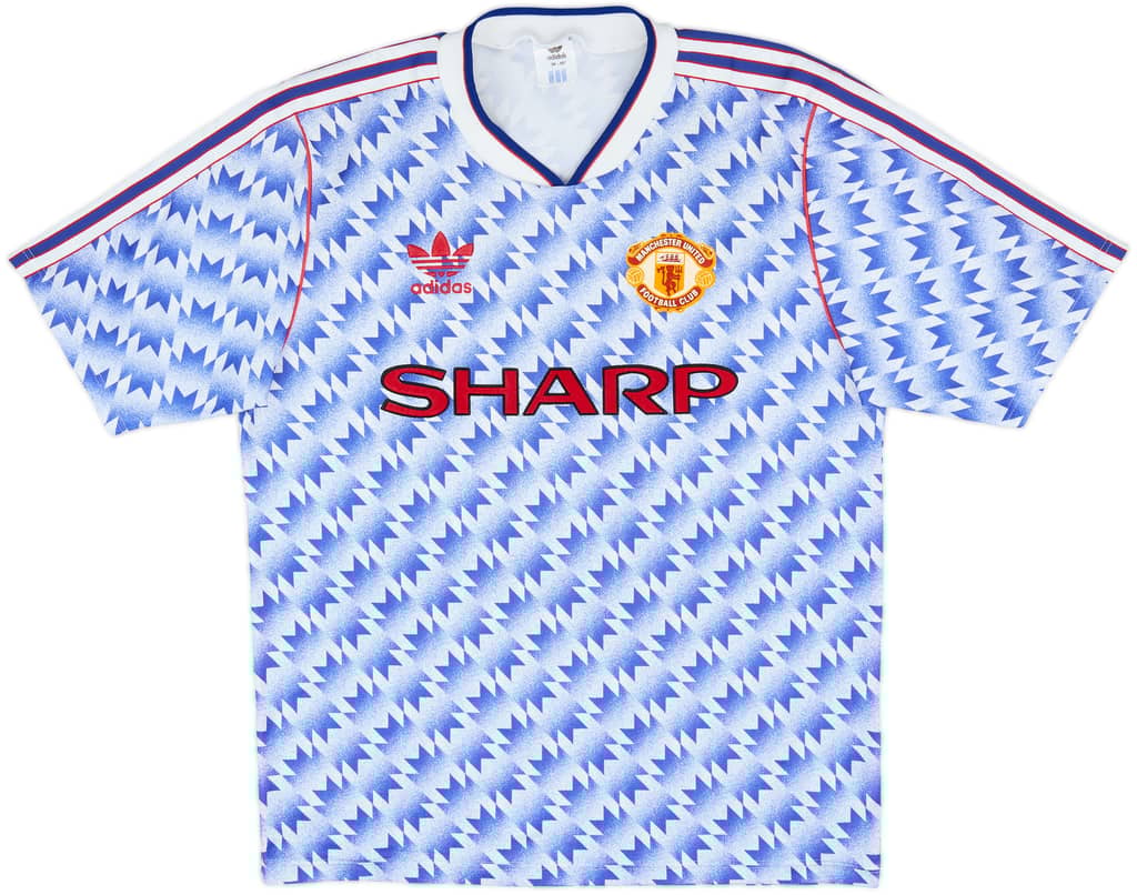 1990-92 Manchester United Away Shirt - 10/10 - (M)